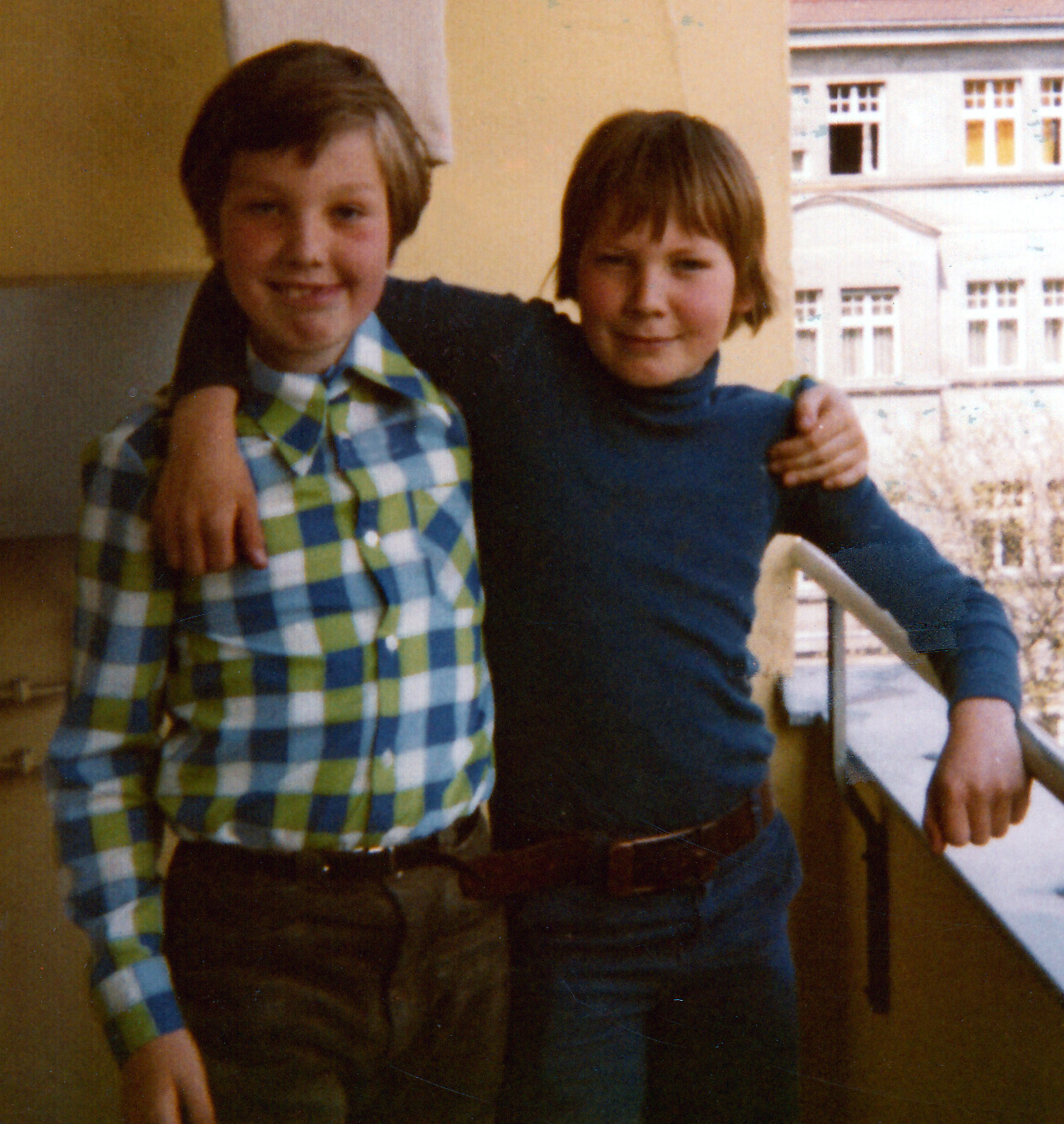 Matthias und Claus als Kinder